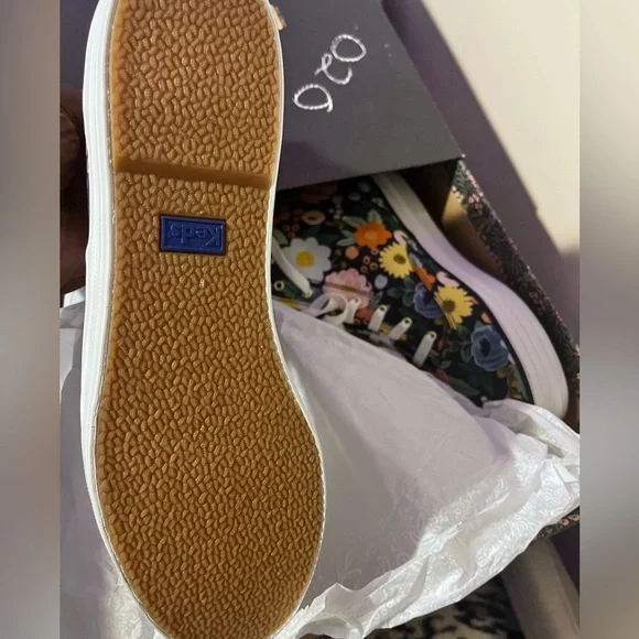 2023 Women Keds X RPC Vintage Blossoms Platform Floral Mid New Size 10 DS - Picture 2 of 4